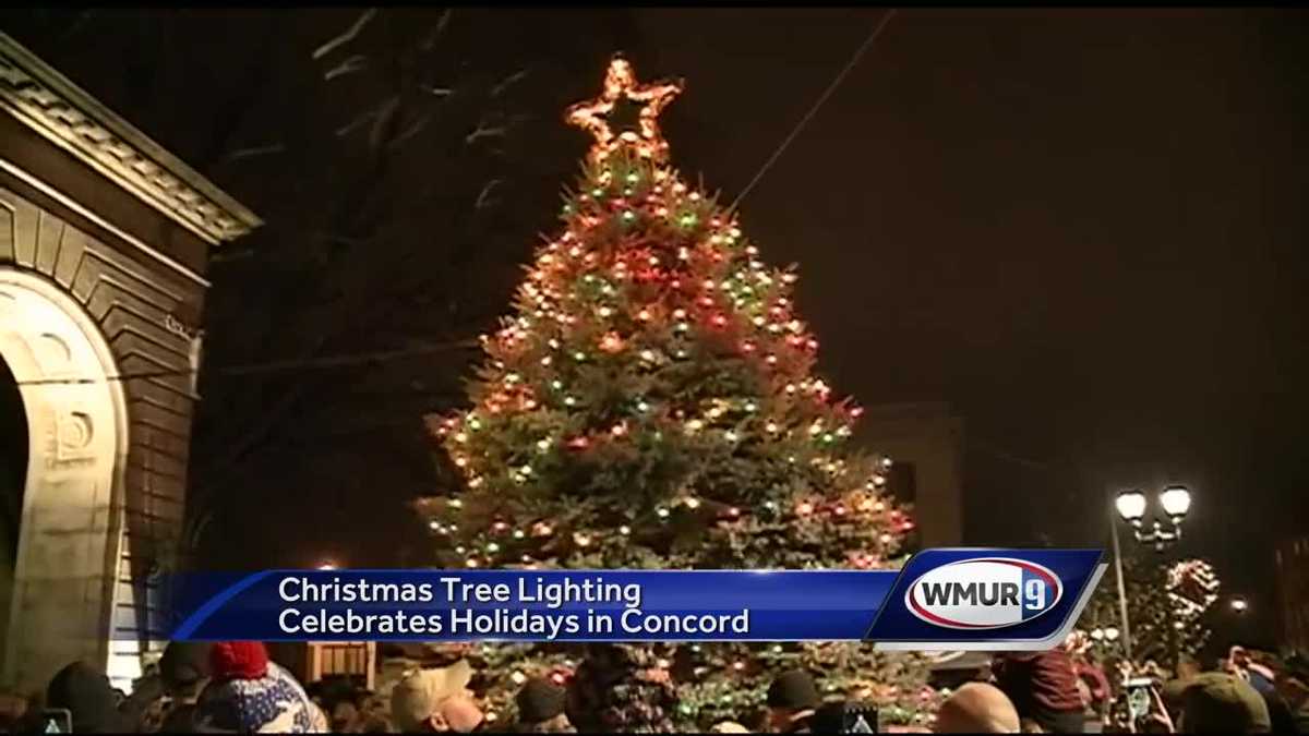 concord christmas tree lighting held friday night concord christmas tree lighting held friday night