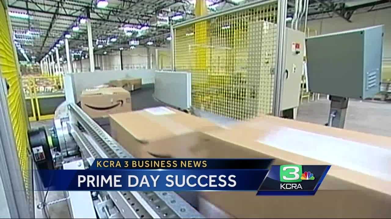 Business News: Amazon's Prime Day shatters sales record