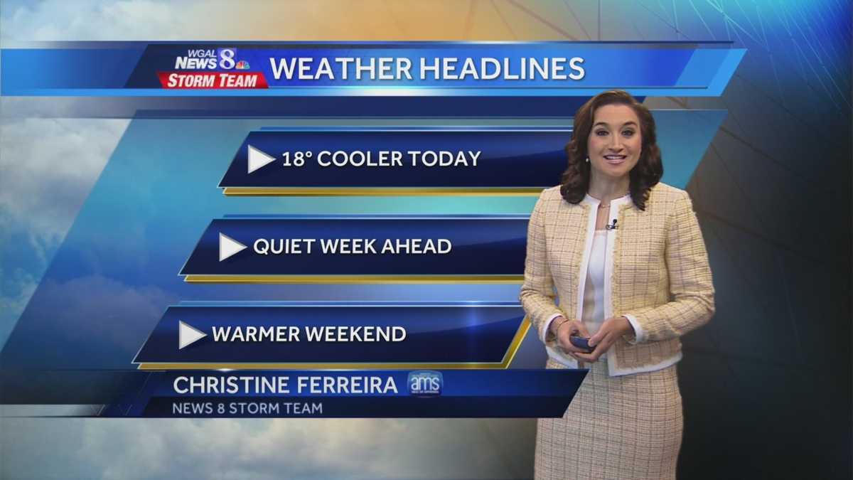 Watch Christine Ferreira's forecast