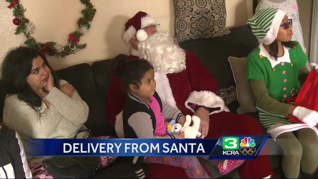 Special delivery for family who lost all in fire