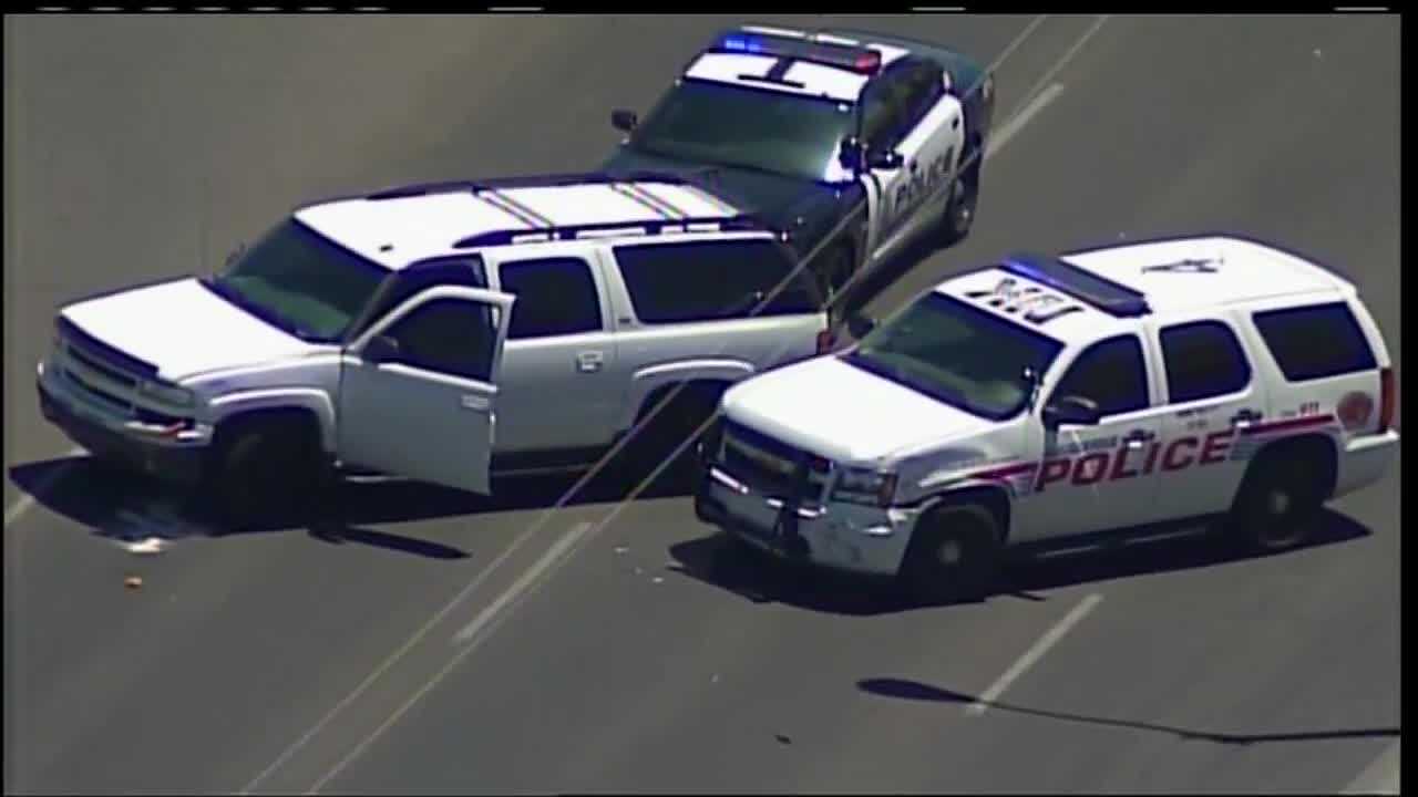 Sky 7 flies over police activity in NE Albuquerque
