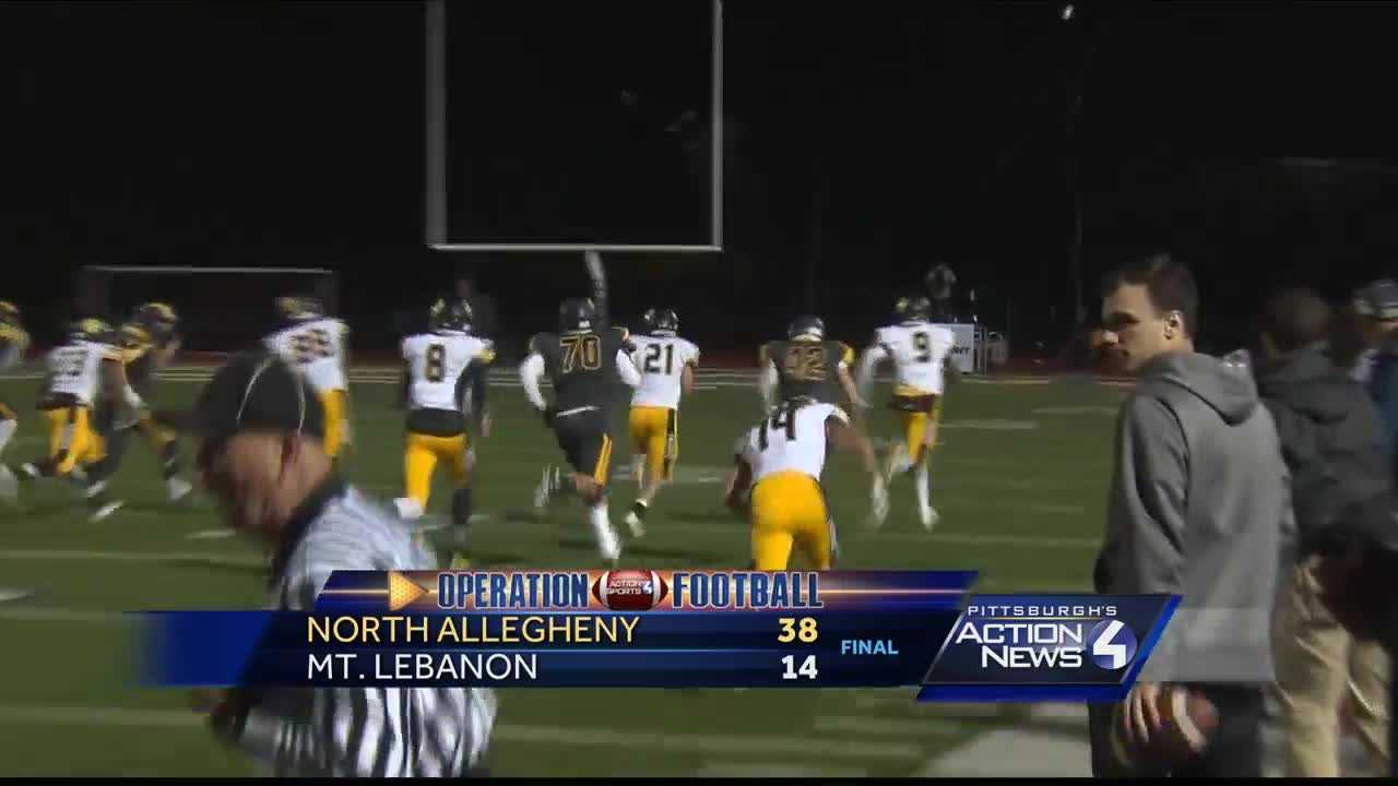 Operation Football: North Allegheny at Mt. Lebanon highlights