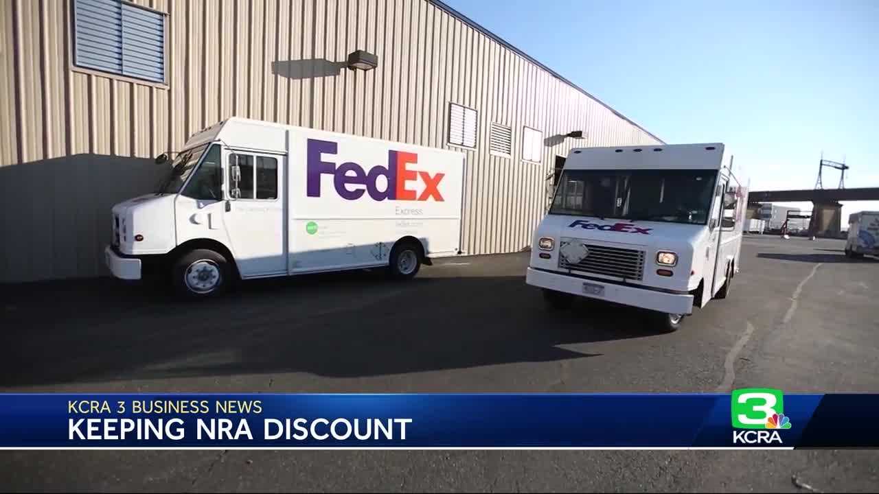 Business News: FedEx says it won't end discount program with NRA