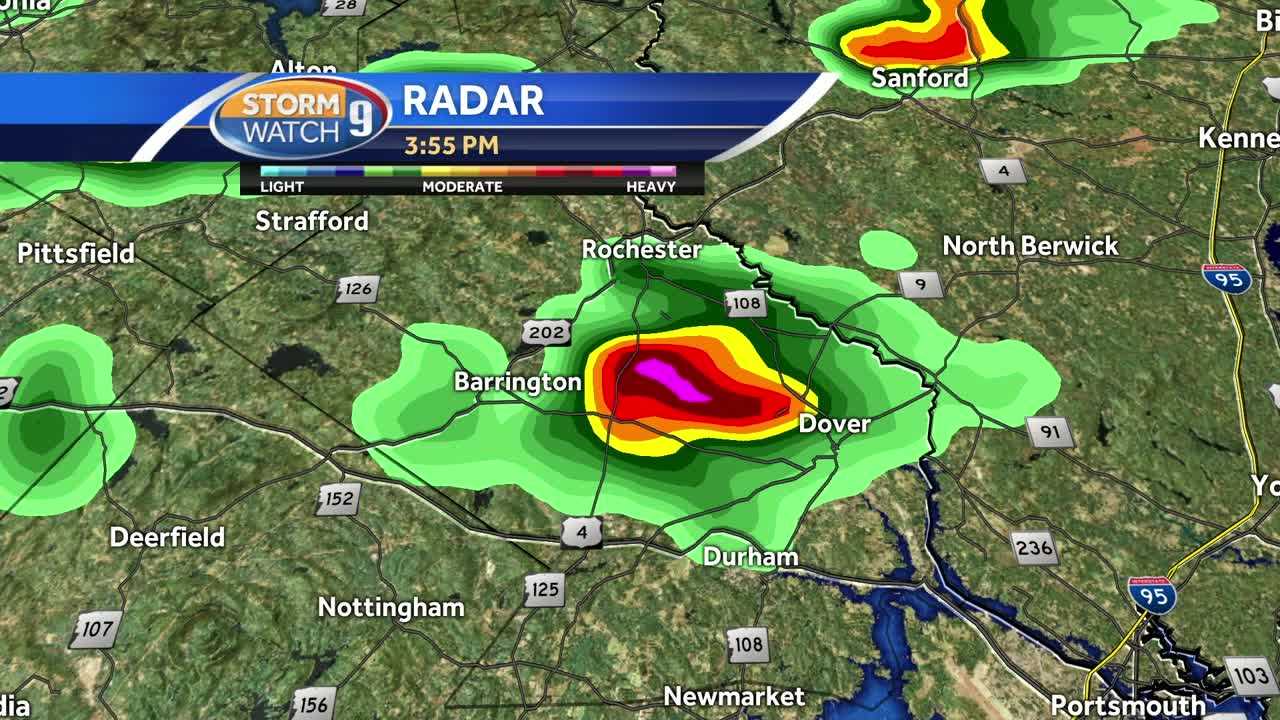 Strong thunderstorm likely produced microburst in Barrington area New Hampshire news NewsLocker