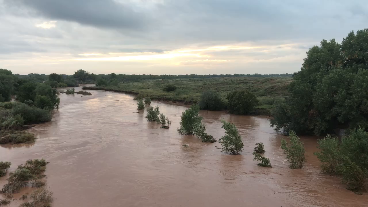 WATCH: Pecos River flowing strong