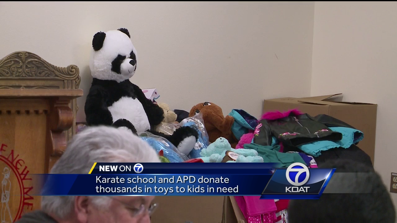 Karate School, APD donate thousands in toys to kids