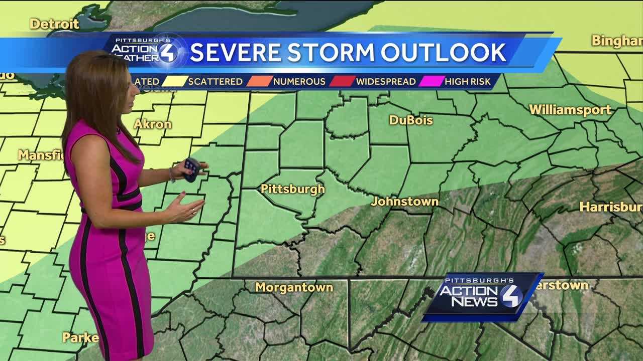 Weekend forecast: More scattered storms ahead