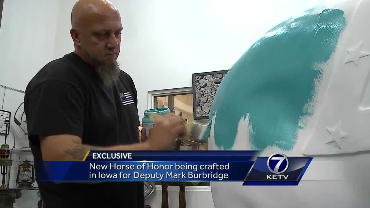 New Horse of Honor being crafted in Iowa for Dep. Mark Burbridge - Omaha news - NewsLocker