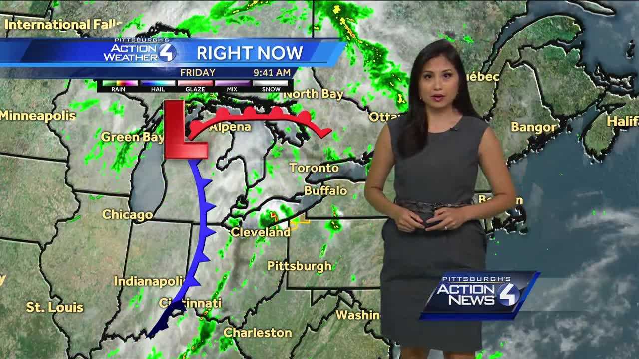 Pittsburgh's Action Weather forecast: Storms to start the weekend