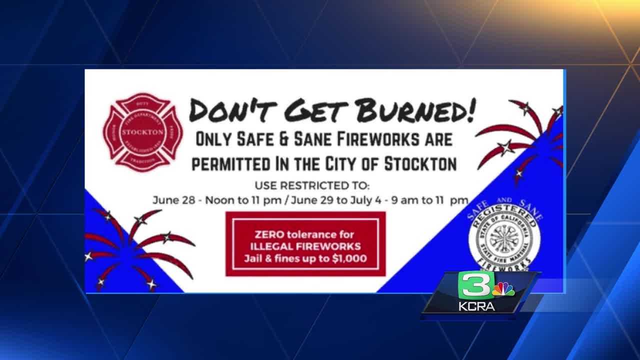 Stockton officials hope fireworks signs make a difference