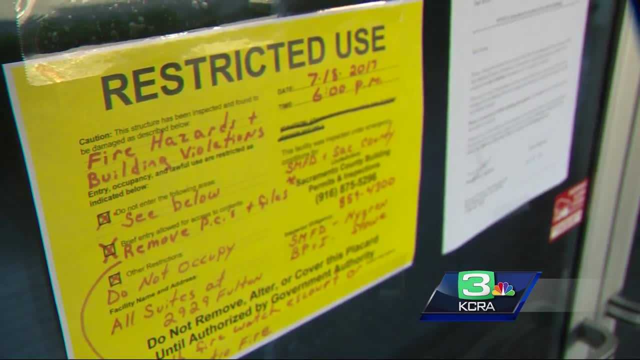 Sacramento Co. strip mall shut down after fire safety violations