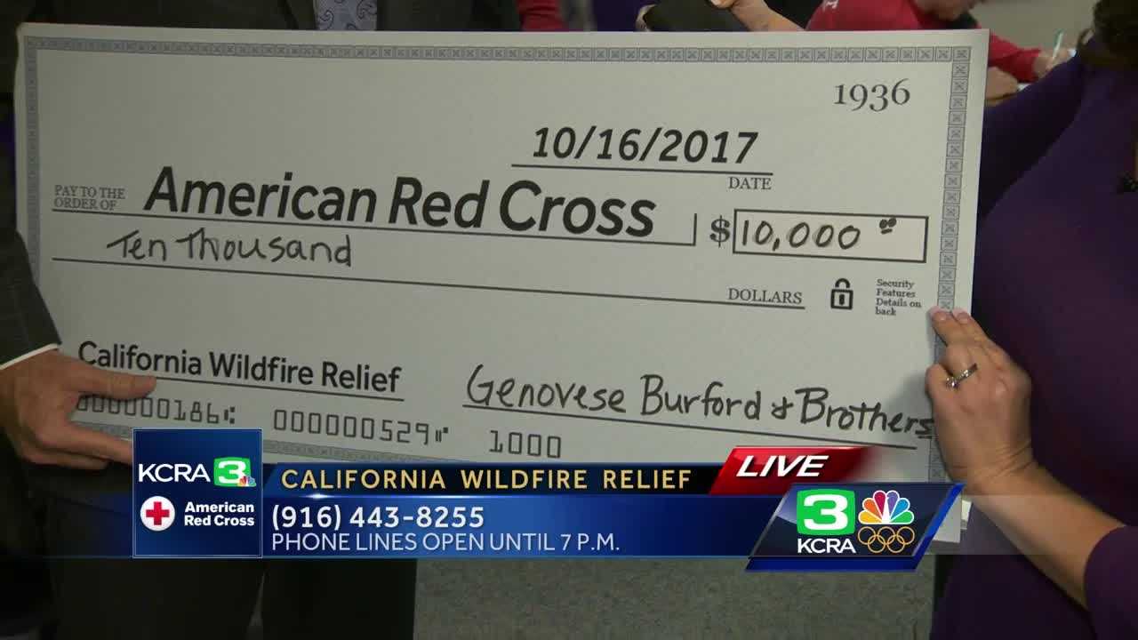 KCRA 3 wildfire relief effort gets outpouring of support