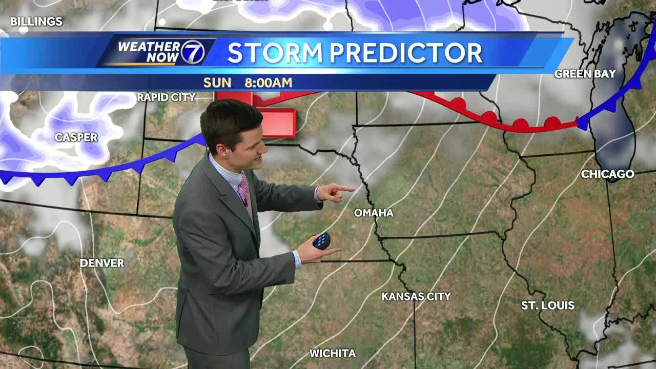 Cooling off Saturday evening, spring-like weather back Sunday