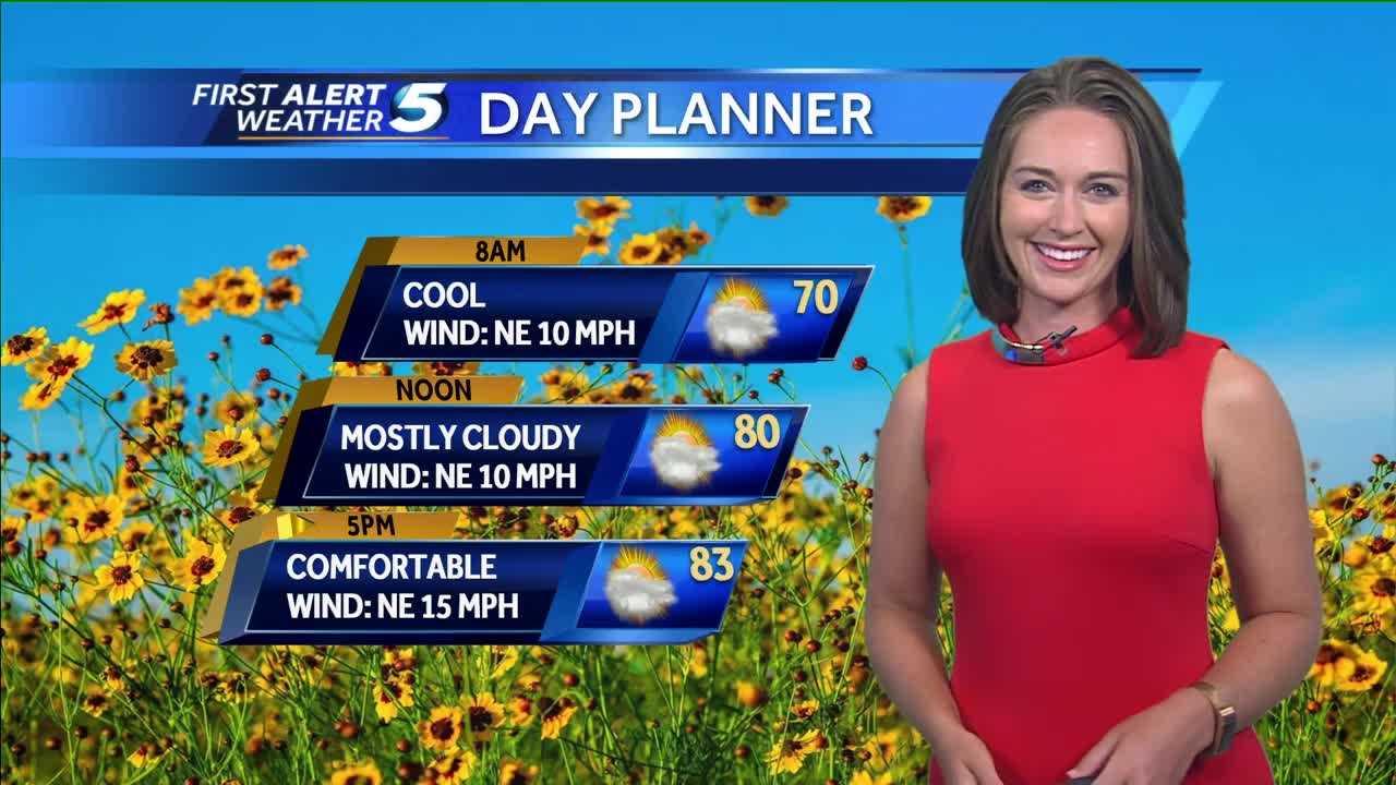 Forecast: Comfortable Monday ahead