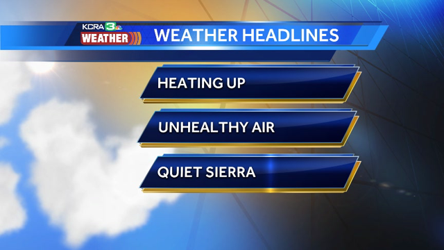 Weekend temperatures on the rise