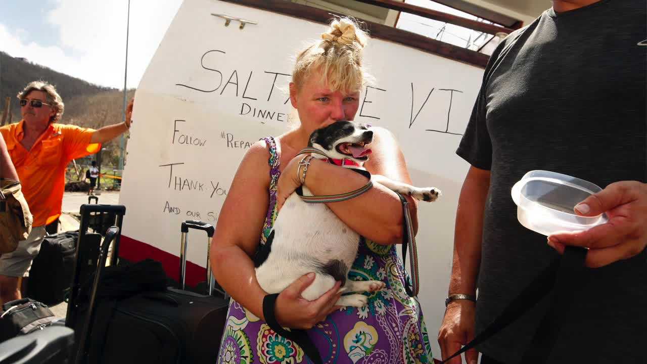 Virgin Islands residents, still reeling from Irma, evacuate as Maria approaches