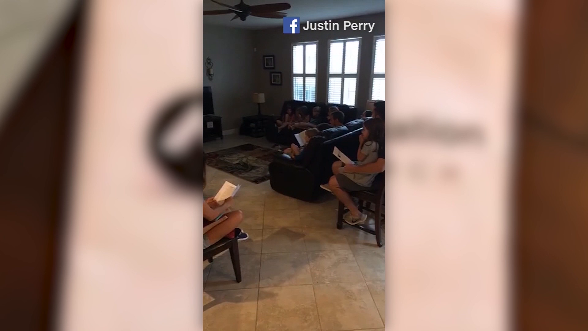 Church group meets to sing and pray during Irma