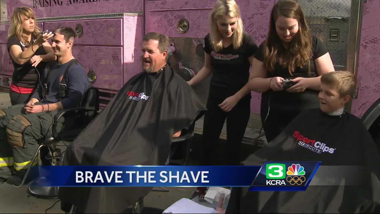 Local firefighters, community supports 10-year-old's wish of participating the 'Brave the Shave'