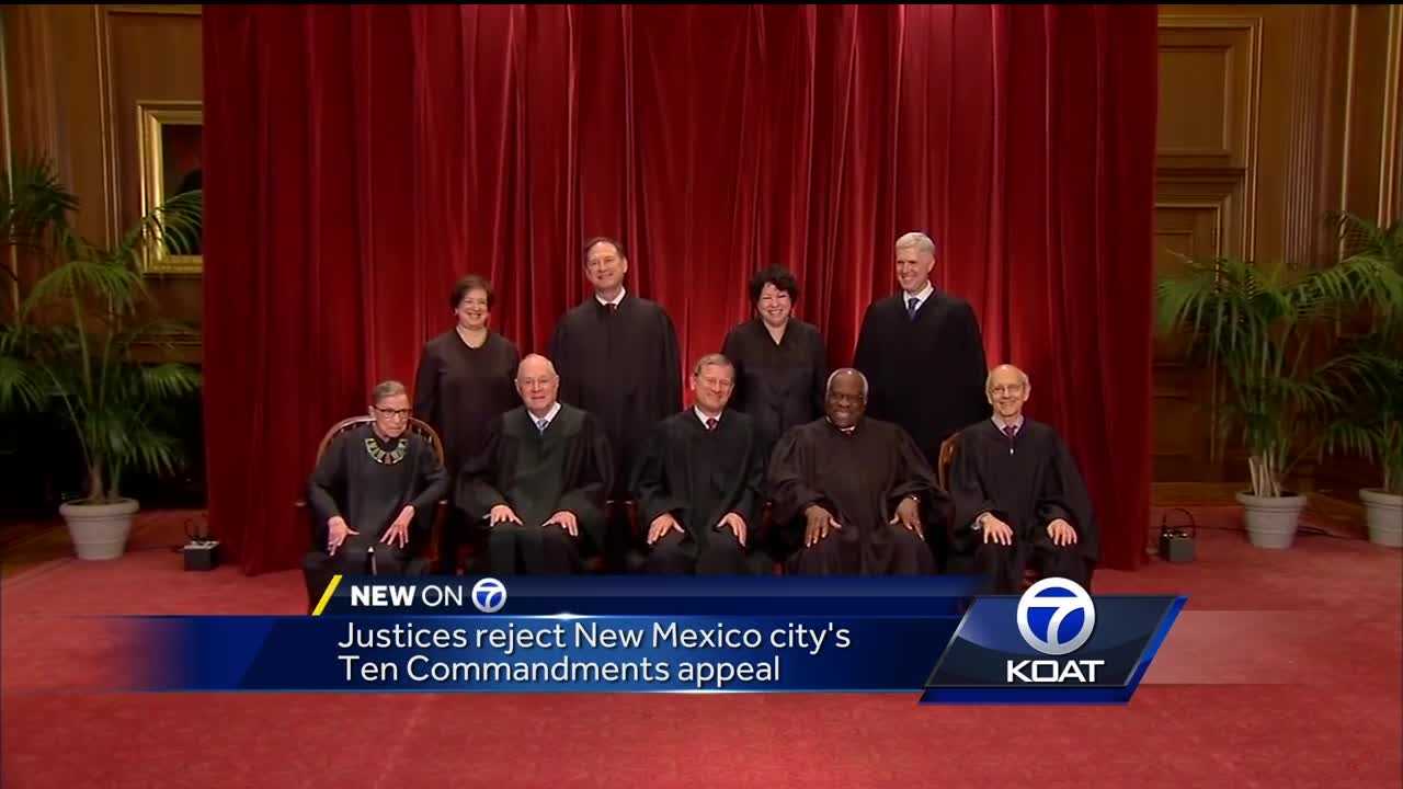 U.S. Supreme Court rejects 10 commandments appeal