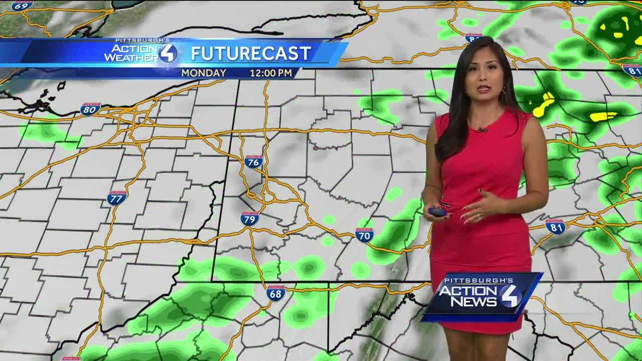 Heavy Rain from Nate Moving Out