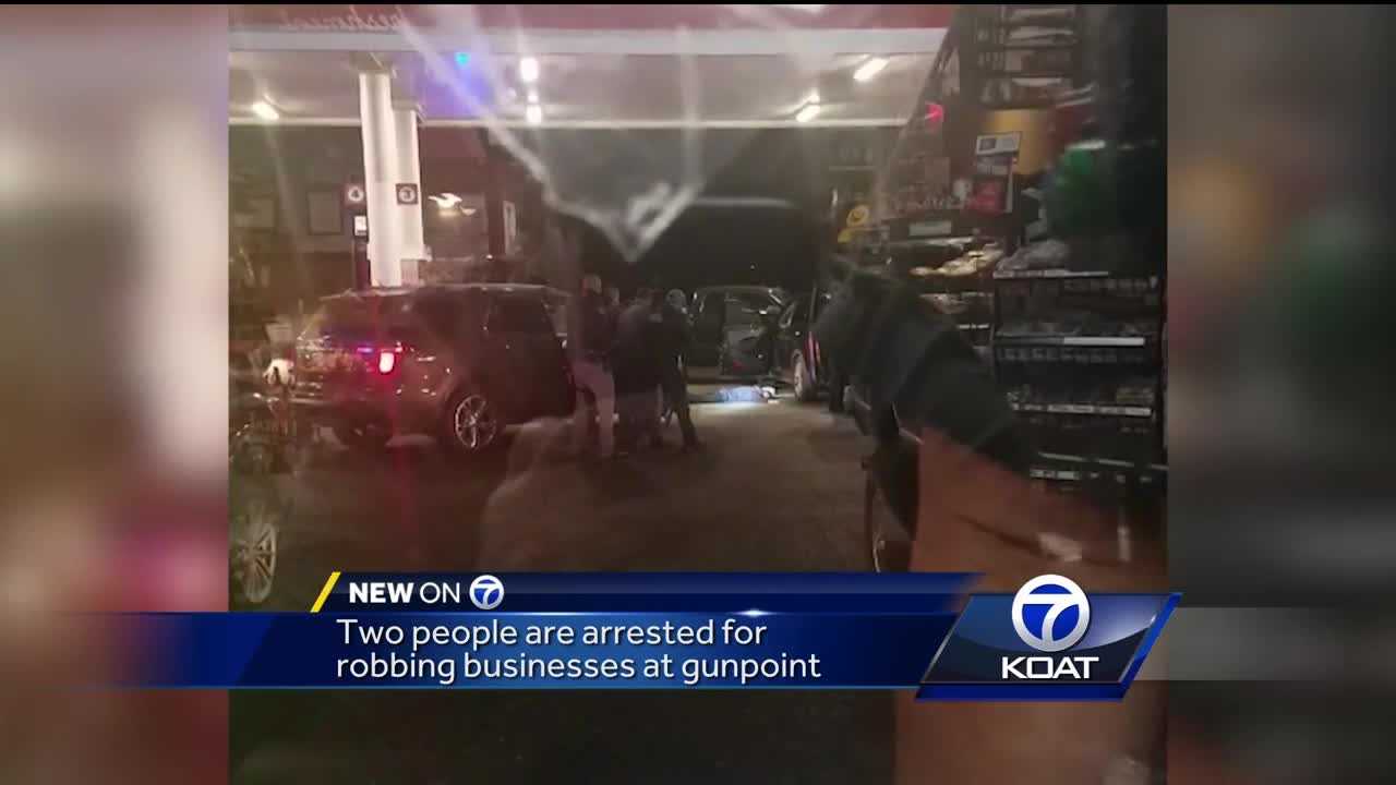 Two in jail for robbing stores at gunpoint