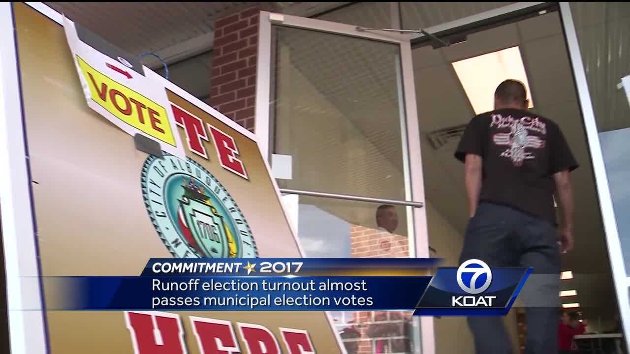Nearly 97,000 people vote in runoff election