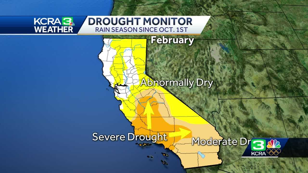 Is NorCal creeping back into a drought with lack of precipitation?