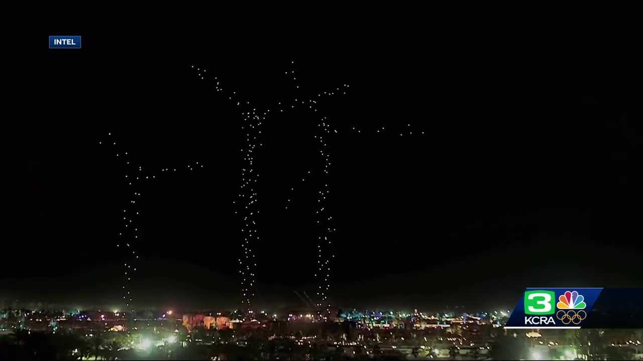Drones from NorCal company light up Olympic sky
