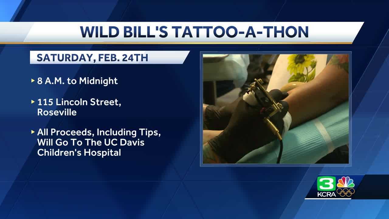 Wild Bill's 17th annual Tattoo-a-thon to benefit UC Davis Children's Hospital