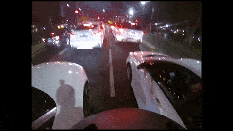 Caught on camera: Heated exchange after cyclist gets revenge on litterer