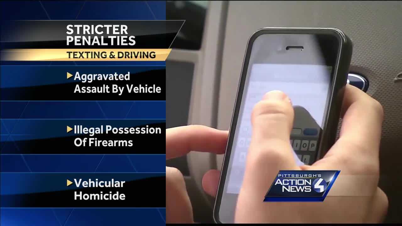 Stricter penalties possible for drivers who text in Pennsylvania