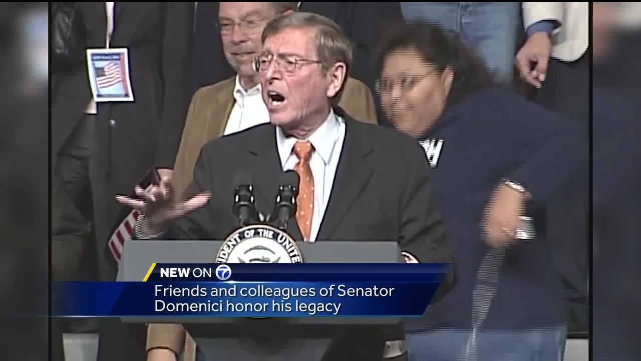 Friends and family remember Senator Domenici