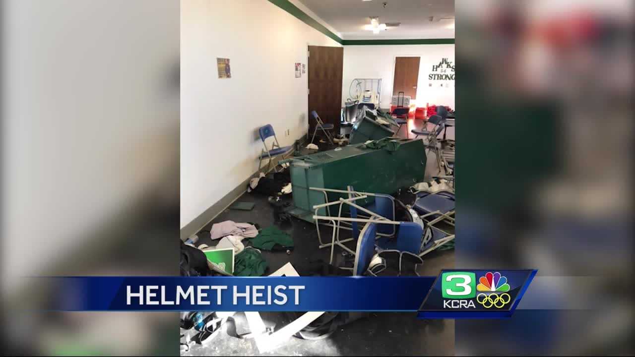 Vandals target Liberty Ranch High School locker room