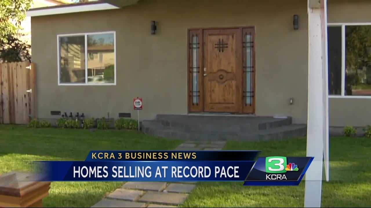 Business News: Homes are selling at a record-setting pace