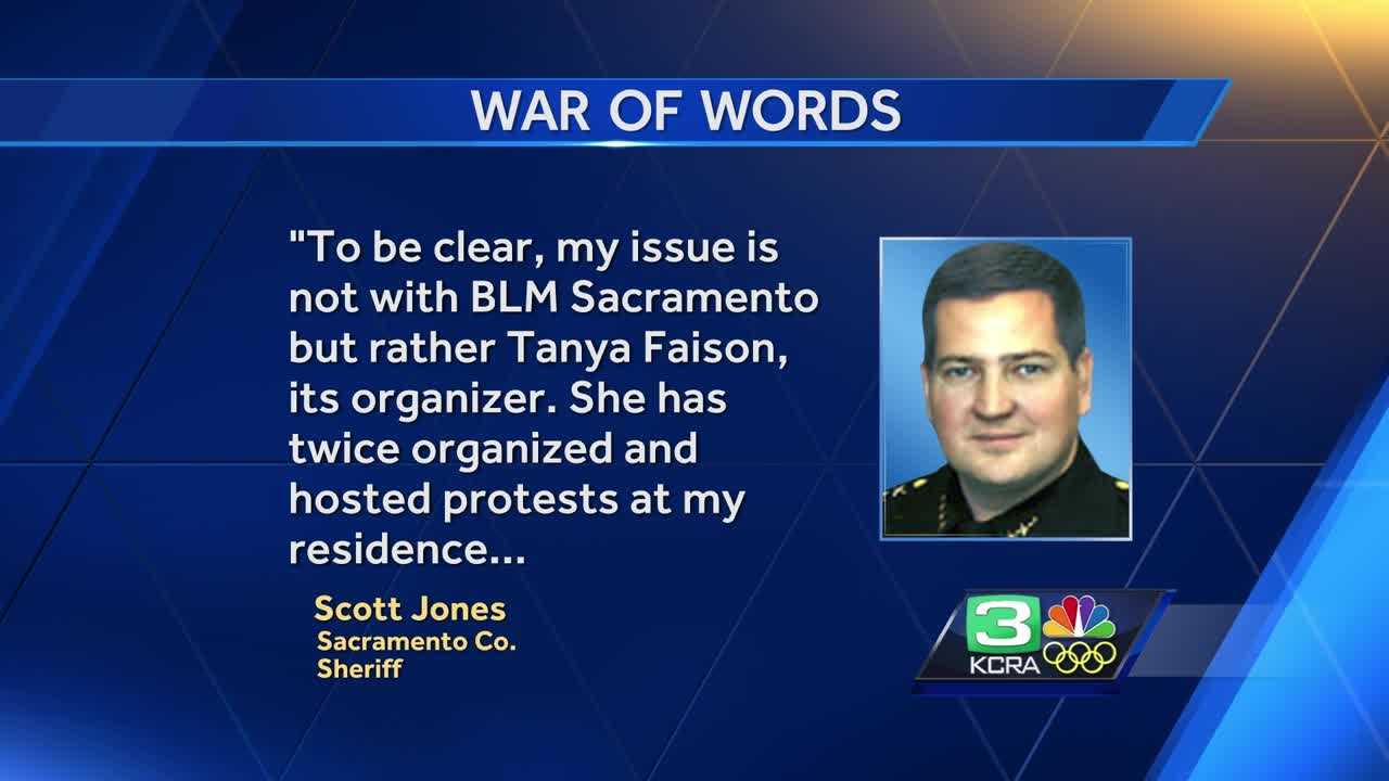 Sheriff Scott Jones responds to Black Lives Matter leader