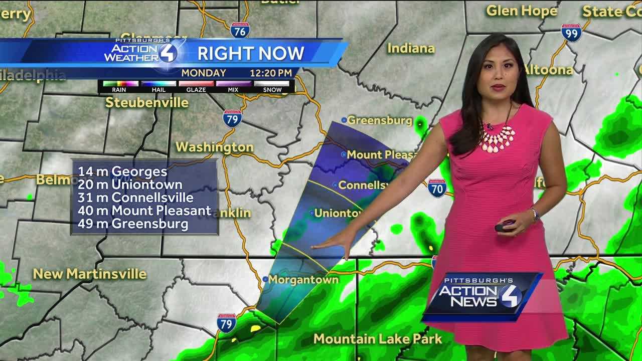 Monday afternoon forecast