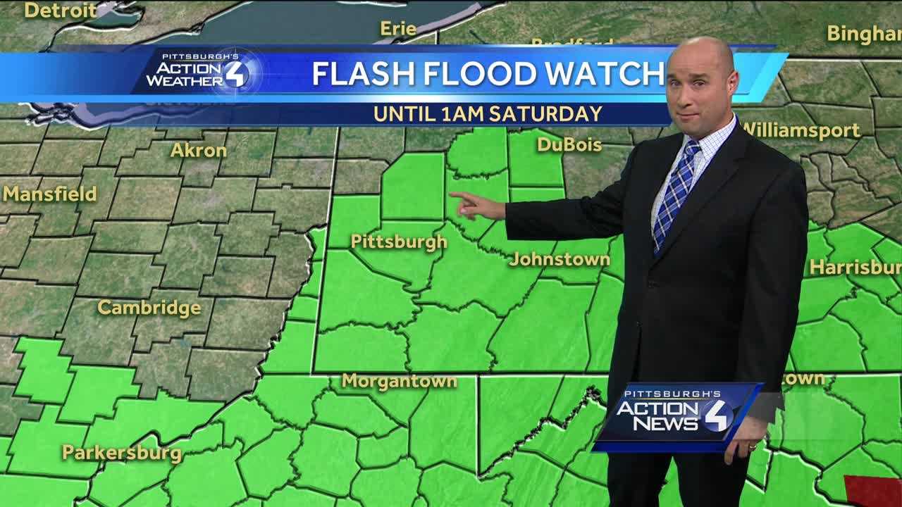 Pittsburgh's Action Weather forecast: Heavy rain, thunderstorms to start the weekend