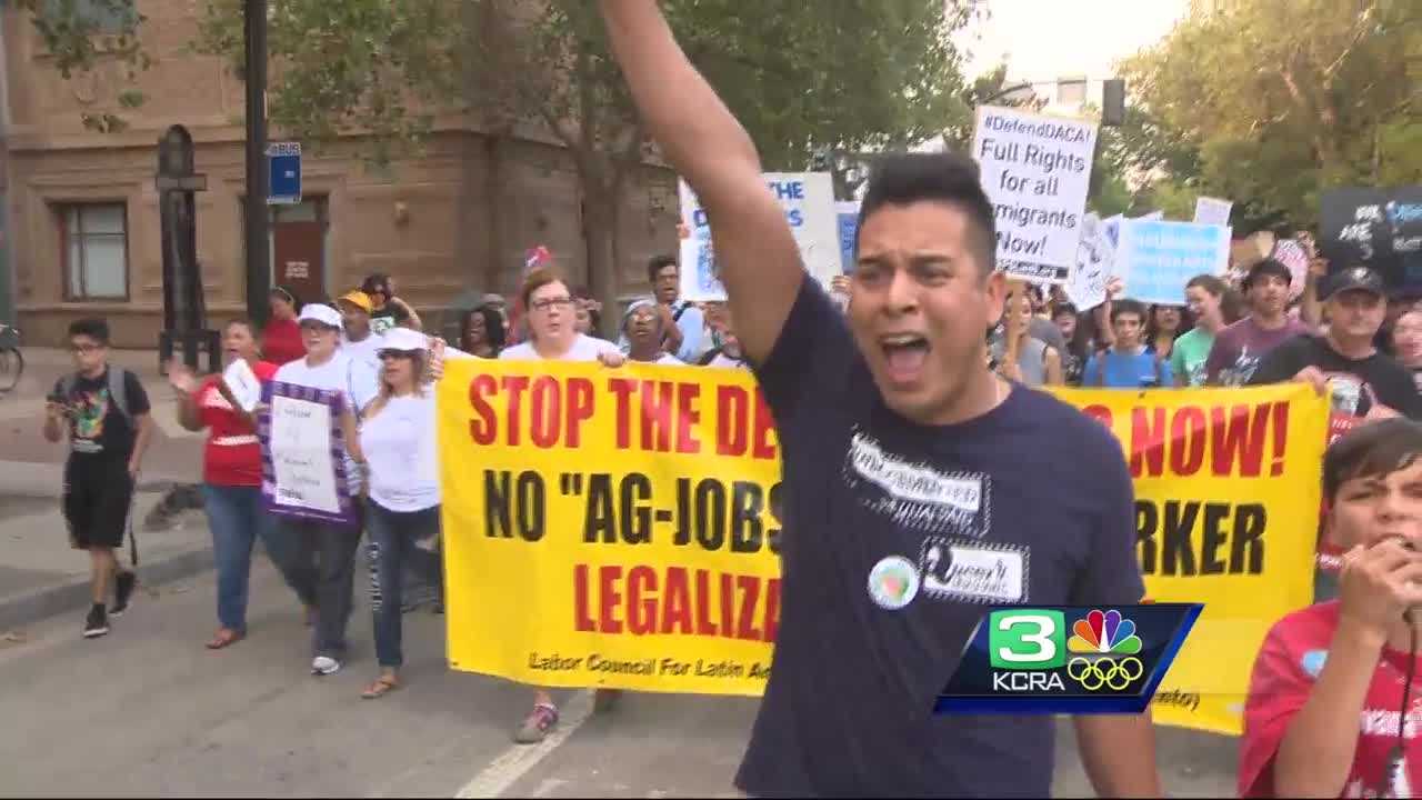Rally against DACA decision draws hundreds to Sacramento