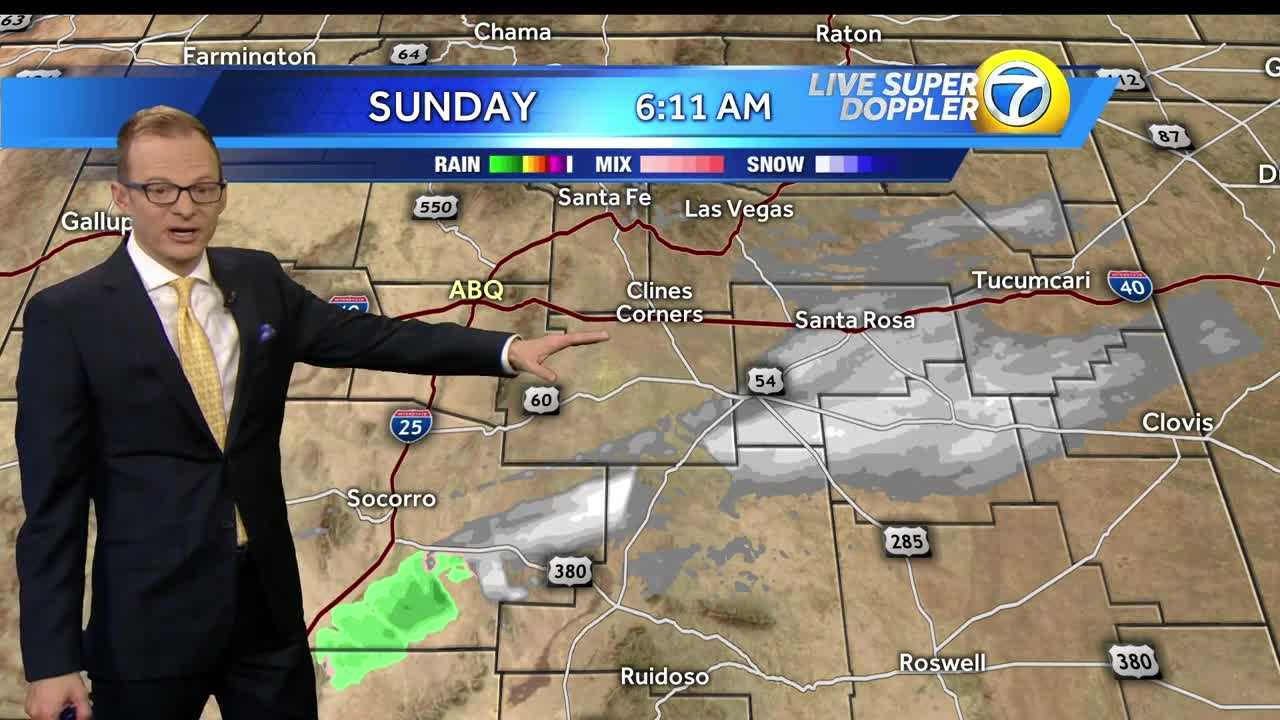 Cooler Temperatures with Some Snow