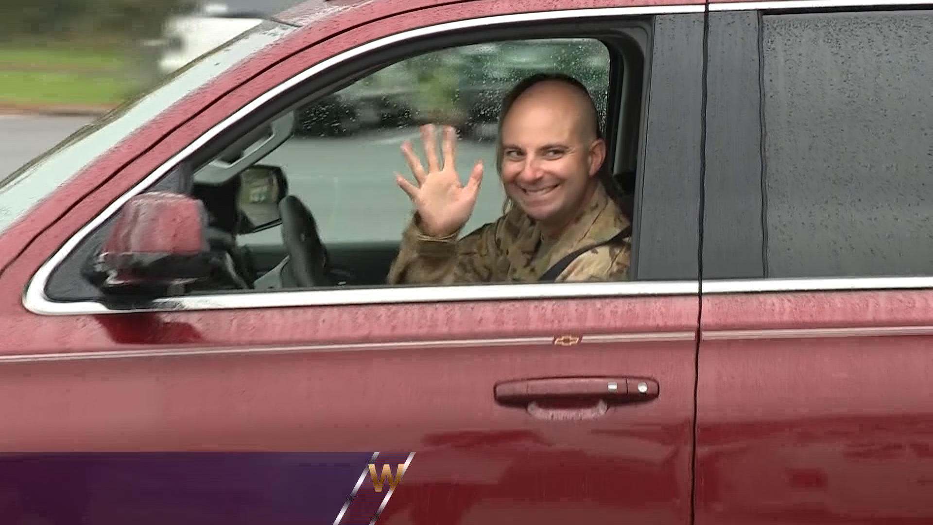 See the heartwarming moment a National Guard pilot surprises his daughters at school