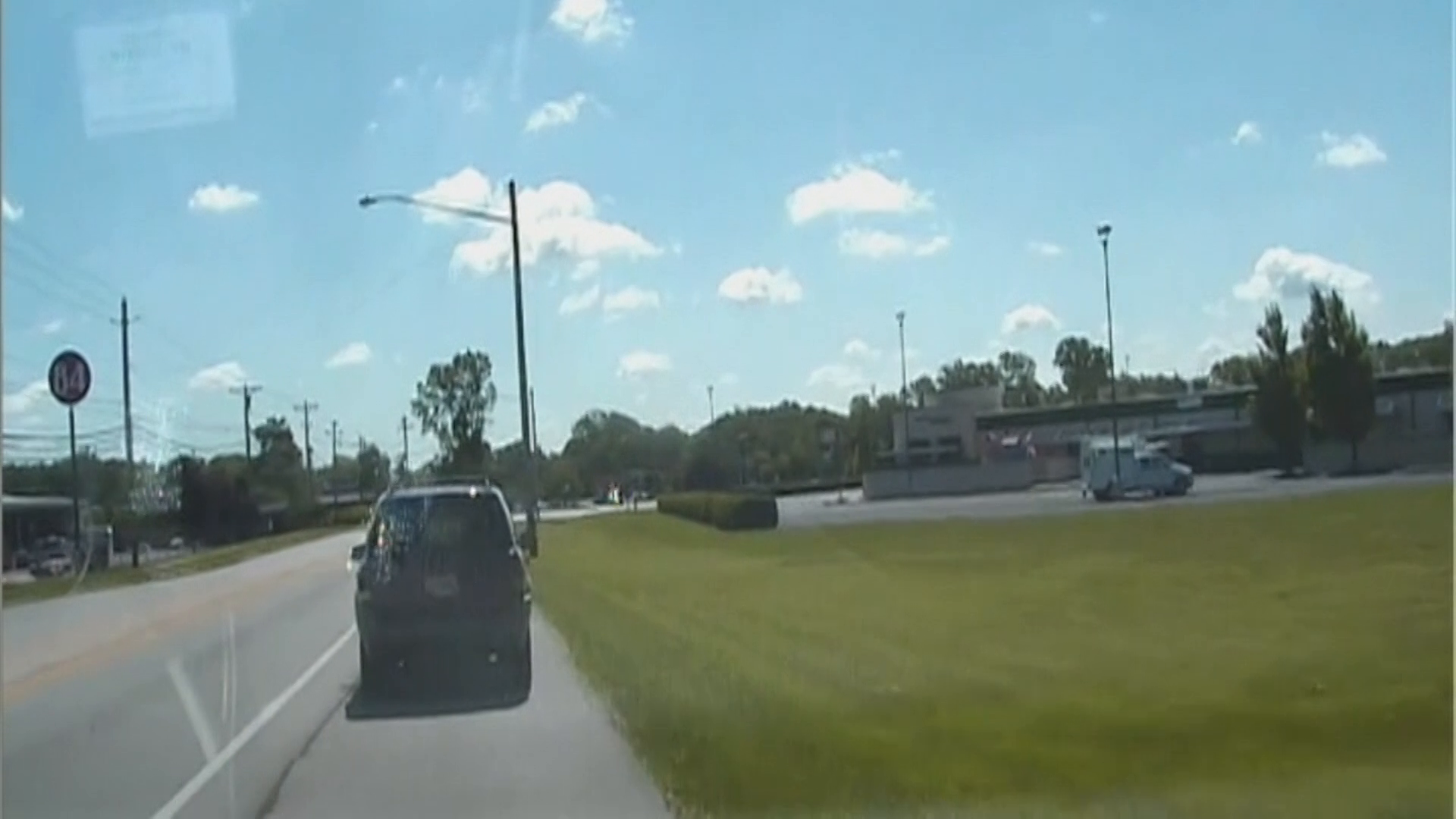 Deputy caught on camera chasing after patrol vehicle