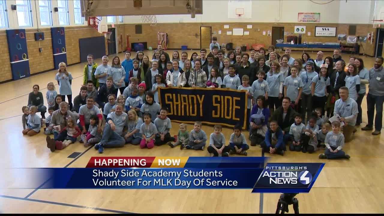 A day of service: Shady Side Academy students volunteer on Martin Luther King Jr. Day