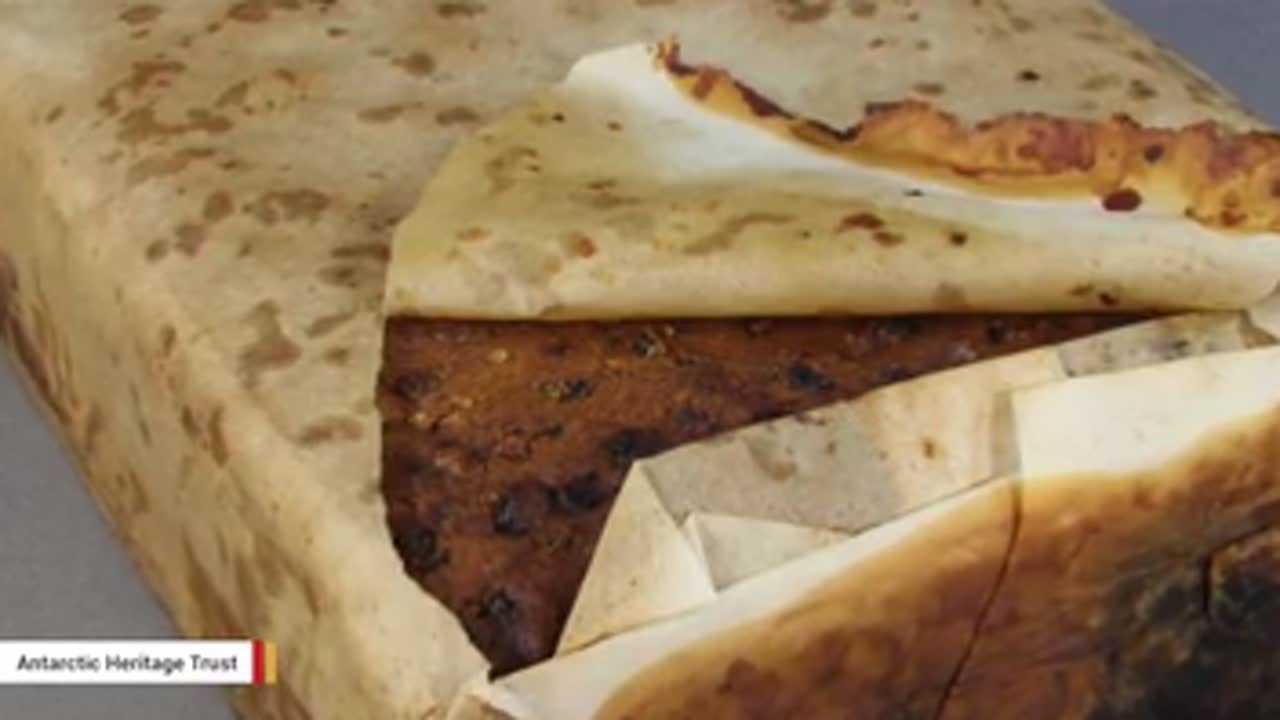 Would you eat this 106-year-old fruitcake?