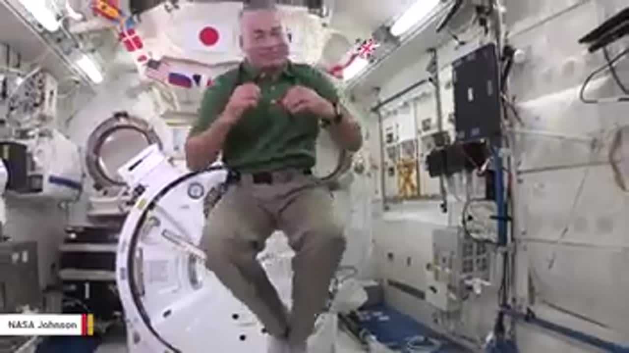 Check out these astronauts playing with fidget spinners in space