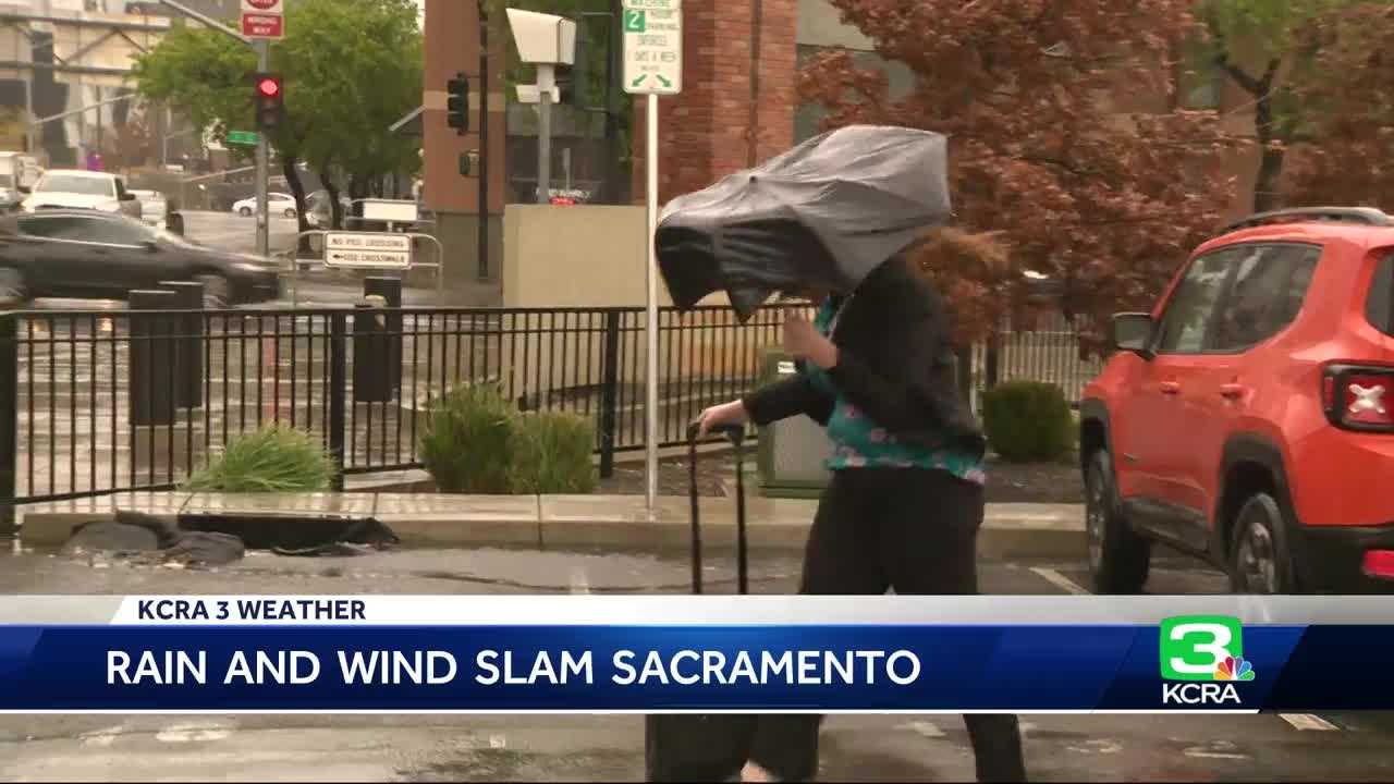 Strong winds gusts make difficult morning across valley