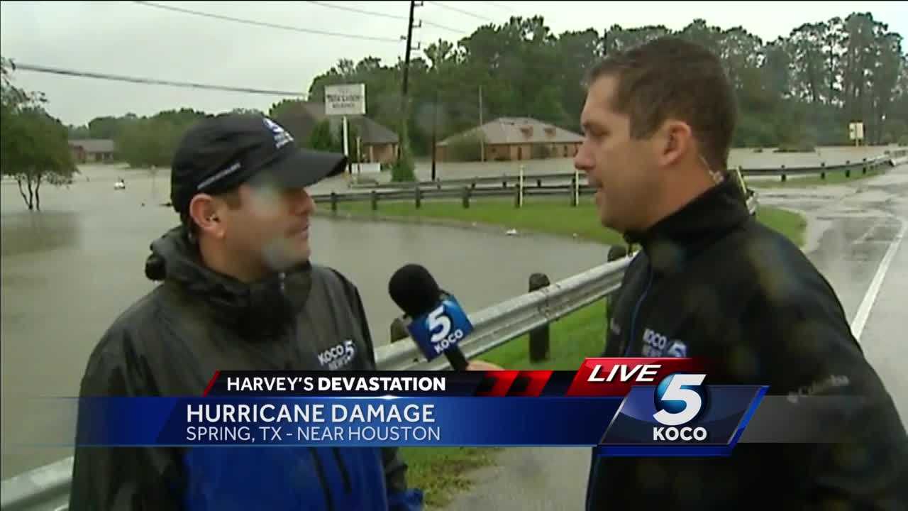 How has Harvey affected tornadic activity in Houston area?