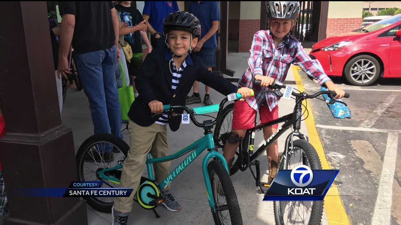 Kids ride in style after completing reading challenge