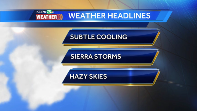 Mild for a few days.