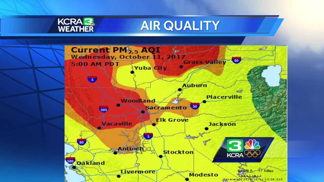 NorCal fires create unhealthy air as smoke blankets valley