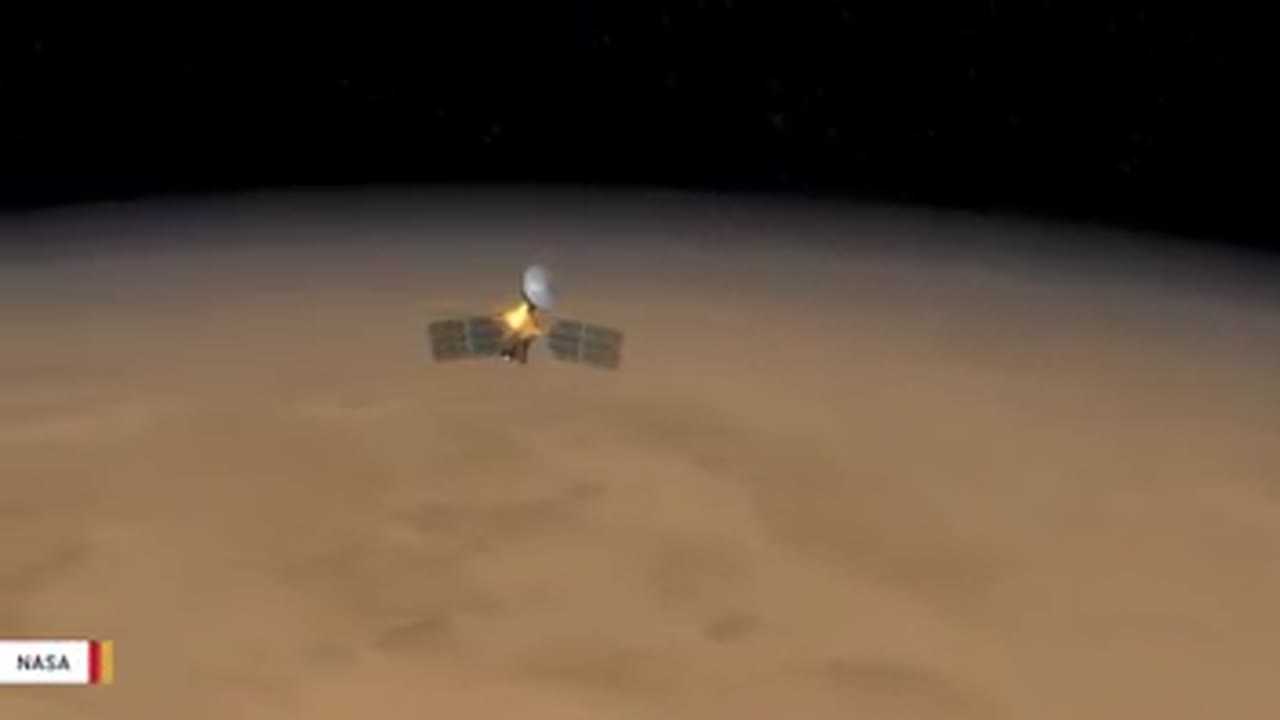 NASA image shows 'Swiss cheese terrain' on Mars